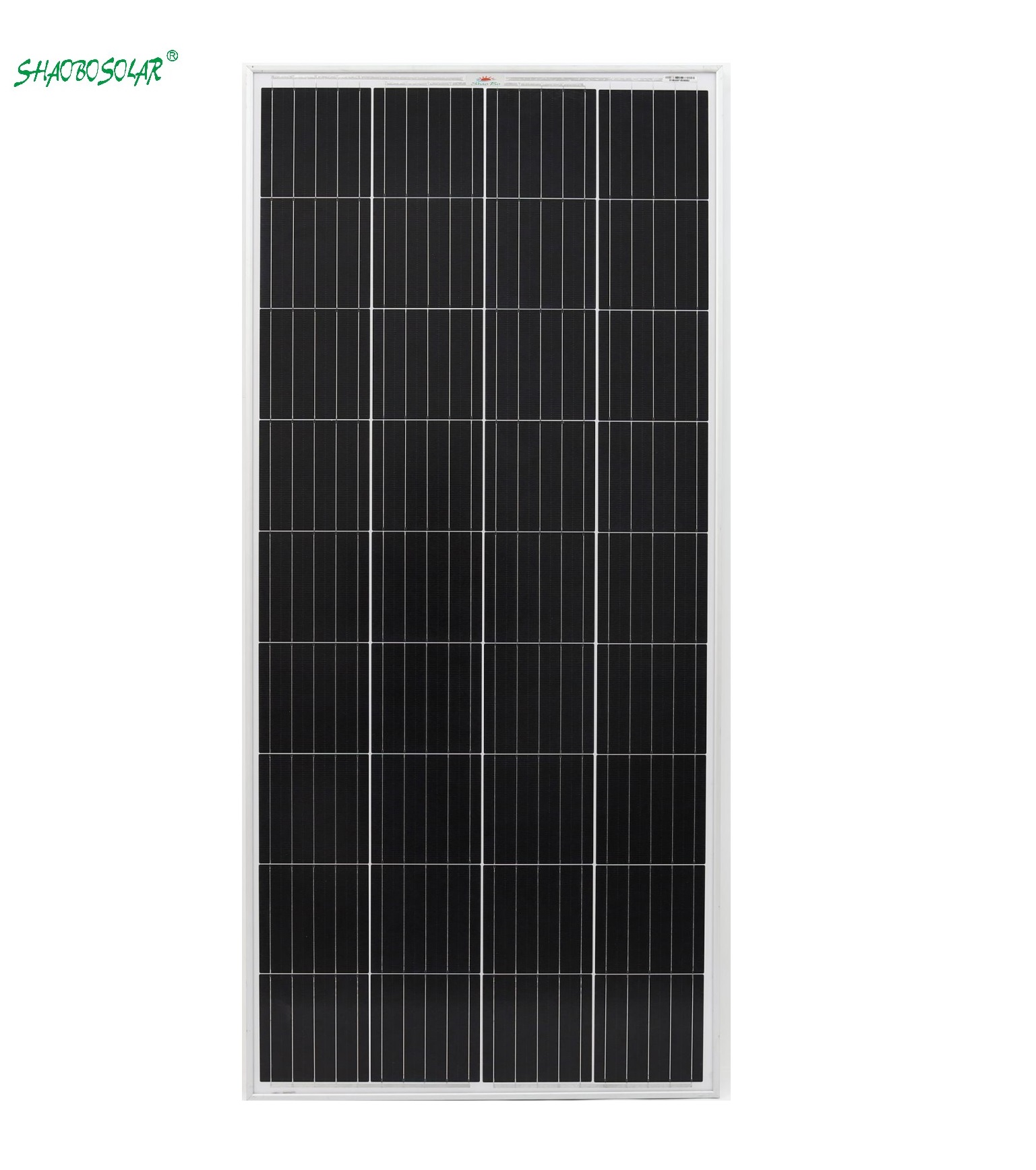 165w 150w  Poly 36cells with SGS  shaobo solar panels