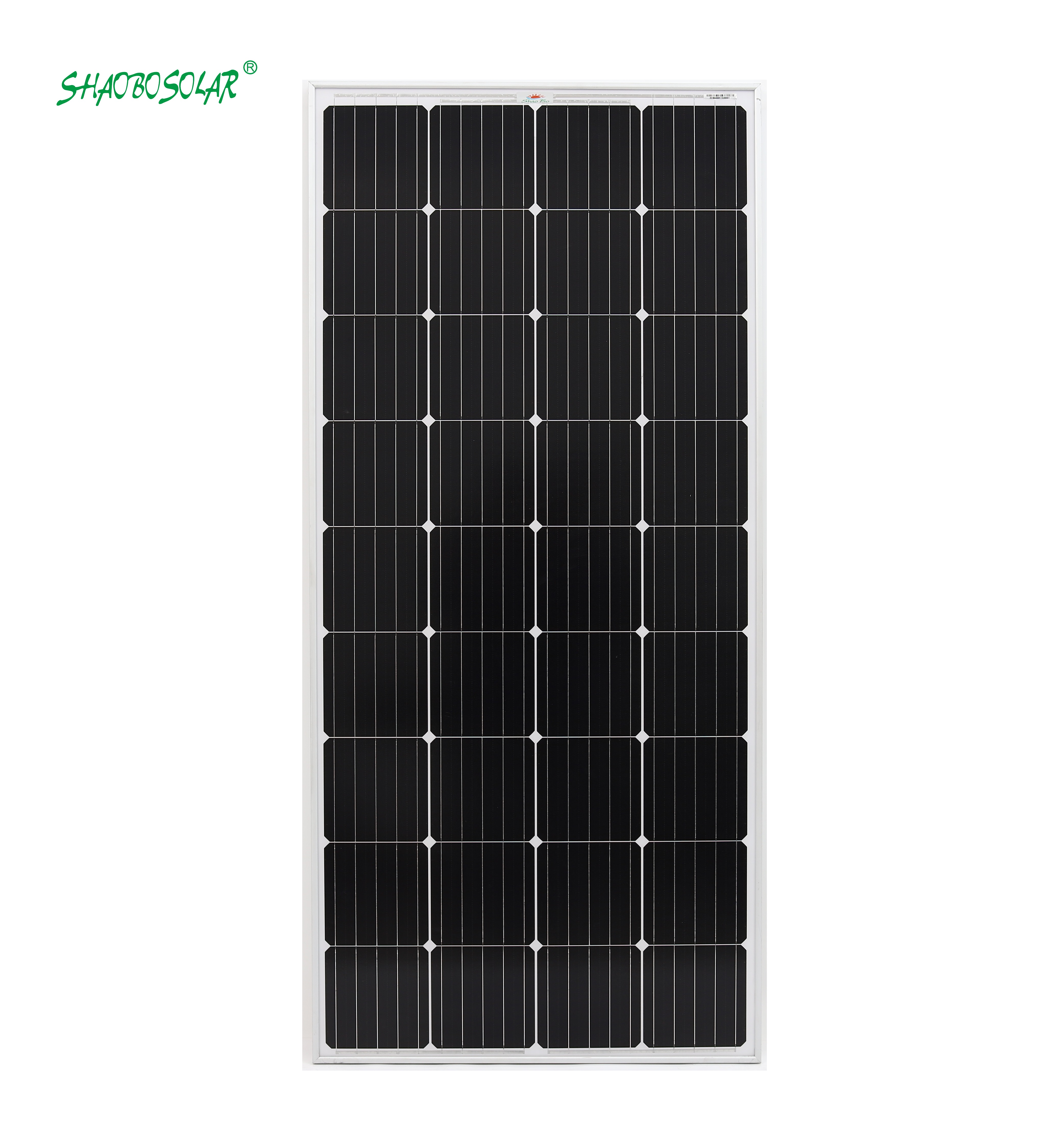 150w 170w 180w 190w stock with SGS Mono  solar panel