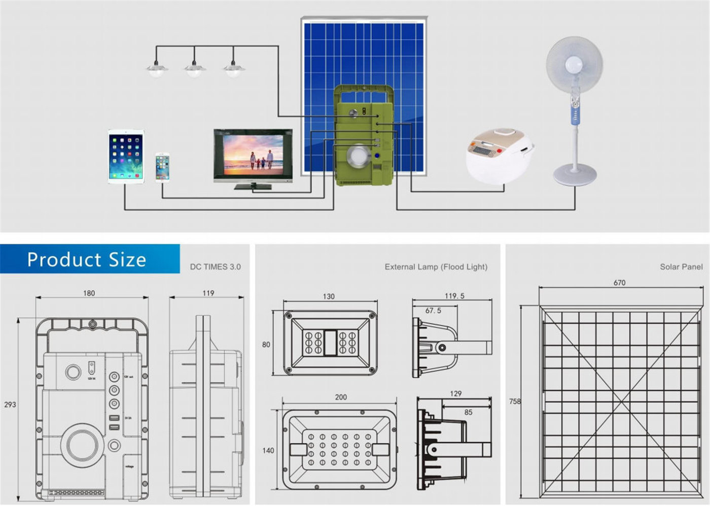 Energy Storage Lighting 4.0-Smart Power(mobile charging+)