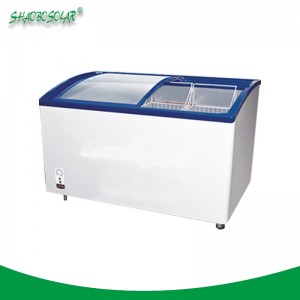 189L 269L big Capacity DC glass door  freezer