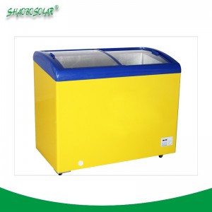 189L 269L big Capacity DC glass door  freezer